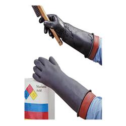 Picture of 40-Mil Black Unlined Latex Gloves